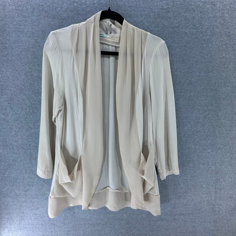 Urban Outfitters Kimchi Blue Womens sz L cardigan/ blazer lightweight 3/4 sleeve